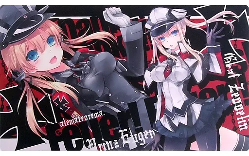 【艦隊これくしょん～艦これ～】プレイマット プリンツ・オイゲン＆グラーフ・ツェッペリン(小林由高) C90/アレマテオレマ