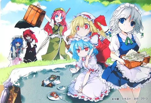 【東方Project】プレイマット 紅魔組(さの) C85/あゆ屋