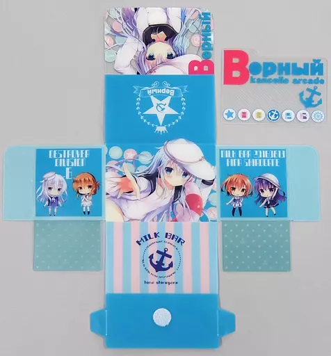 【艦隊これくしょん~艦これ~】カードデッキケース ヴェールヌイ&第六駆逐隊(シロガネヒナ) C90/MILK BAR