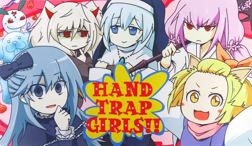 【遊戯王】プレイマット HAND TRAP GIELS!!(ヌエ) 強欲で謙虚なイベント TURN6/デュエロイド