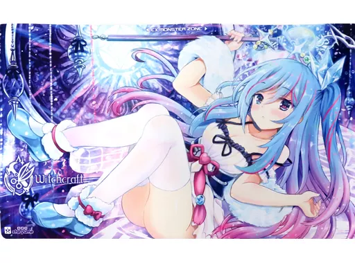 【遊戯王】プレイマット ウイッチクラフトマスター・ヴェール(星遥ゆめ) COMIC1☆15/星夢亭（本体不備（中））