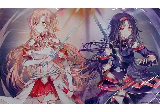 SAO アスナ ユウキ プレイマット プレイマット アート オンライン SAO ユウキ（新品】Saoソード