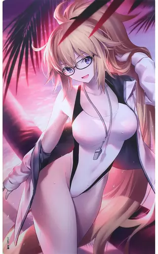 Fate　FGO　ジャンヌ　光崎　サイン入り　クラスター　プレイマット Amazon | TCGプレイマット 『Fate/Grand Order FGO （ジャンヌ