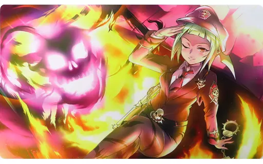 【遊戯王】プレイマット 魔界の警邏課デスポリス(ピンコ) C95/混沌の女神様