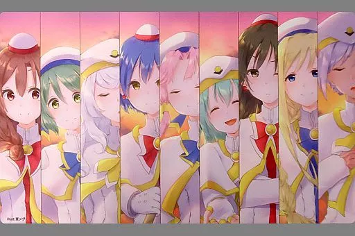 【ARIA】プレイマット 9人ver.(夏メグ) C95/アクアアルタ