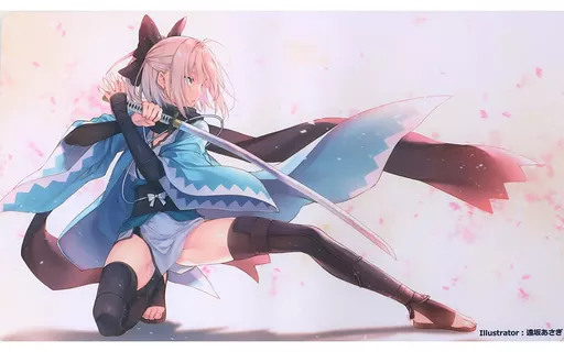 【Fate】プレイマット 沖田総司(遠坂あさぎ) C94/白詰草