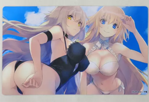 【Fate】プレイマット ジャンヌ・オルタ＆ジャンヌ・ダルク(夕薙) C94/白詰草