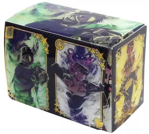 【ジョジョの奇妙な冒険】カードケース 承太郎＆仗助＆ジョルノ＆徐倫(R・A) C92/豚人間（本体不備（中））