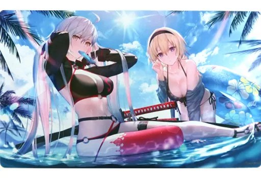【Fate】プレイマット ジャンヌ・ダルク＆ジャンヌ・オルタ(マシマサキ) C96/混沌の女神様