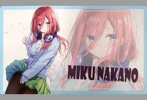【五等分の花嫁】プレイマット 中野三玖 復刻版(佐倉ほのか) C96/サンパン