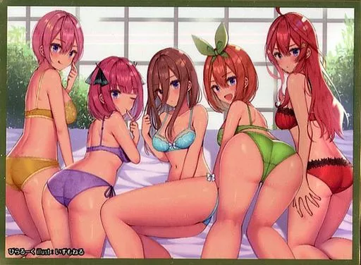 【五等分の花嫁】スリーブ ランジェリー五つ子(いずもねる) C96/ぴらるーく