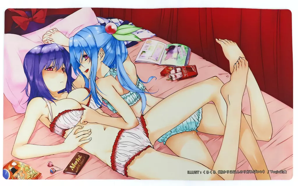【東方Project】プレイマット 比那名居天子＆永江衣玖( くろくろ) C87/Youjo定食