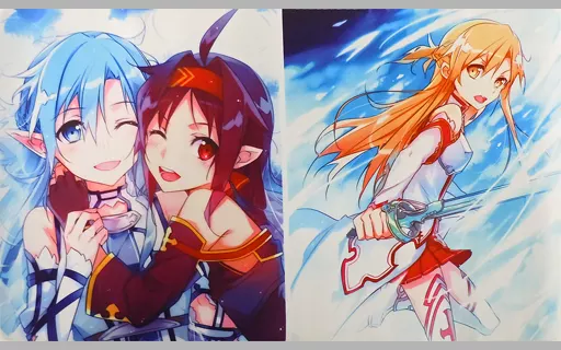 【ソードアート・オンライン】プレイマット アスナ＆ユウキ(SL) COMIC1☆10/あずまちっく天国