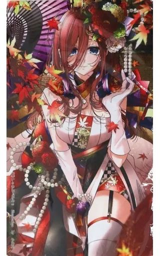 【五等分の花嫁】プレイマット 中野三玖(小山内) C97/しゃあぷぺんそぅ