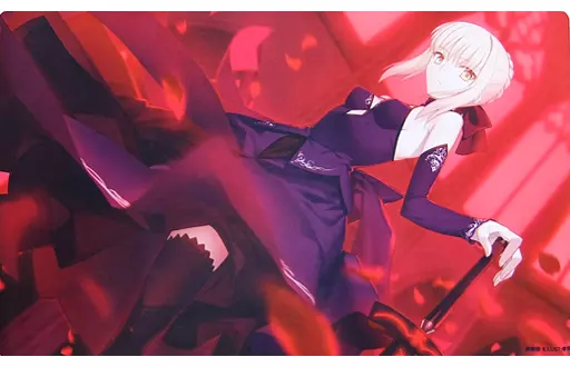 セイバーオルタ　プレイマット Fate/stay night[Heaven's Feel]』ラバープレイマット セイバーオルタ