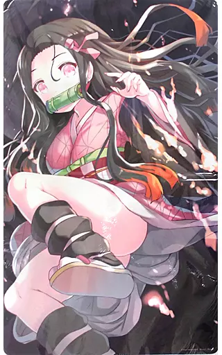 【鬼滅の刃】プレイマット 縦ver 竈門禰豆子(Xeph) 2020.5/Fourseasons