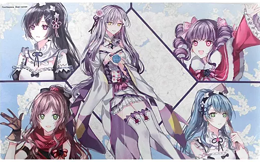 【BanG Dream!】プレイマット リゼロコラボ衣装・分割ver  湊友希那(nennen) 2020.5/Fourseasons