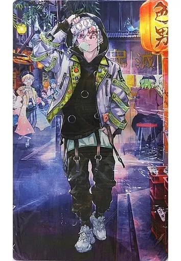 【鬼滅の刃】プレイマット 宇髄天元(灸場メロ) エアコミケC98/マスクの中