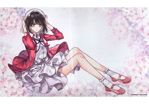 【冴えない彼女の育てかた】プレイマット 私服ver 加藤恵(nennen) 2020.6/Fourseasons