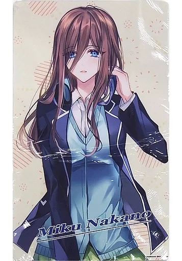 【五等分の花嫁】プレイマット 中野三玖(nennen) 2020.8/Fourseasons