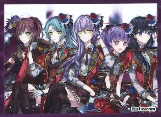 【BanGDream!】スリーブ 赤衣装ver Roselia(nennen) 2020.5/FourSeasons