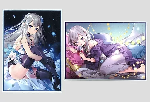 【Re：ゼロから始める異世界生活】スリーブセット RiEエミリアセット(RiE) C98/ミッドナイトブルー / Rie