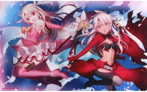 【Fate】プレイマット イリヤ＆クロエ(紅月翼) C96/Another Side＆SIDEREAL
