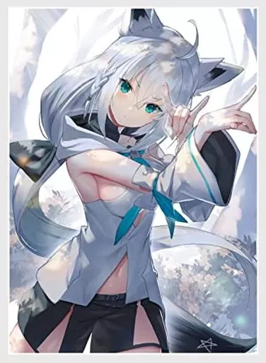 【ホロライブ】スリーブ 白上フブキ(スコッティ) エアサンクリ2020夏/ミッドナイトブルー