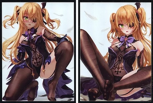 【原神】スリーブセット フィッシュルセット(BaeC) エアコミケ2/ミッドナイトブルー