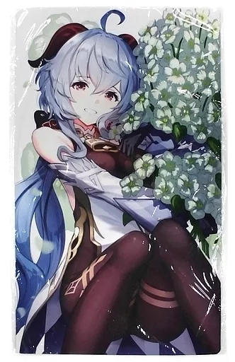 【原神】プレイマット 甘雨(藍雨) エアコミケ3/電撃亭