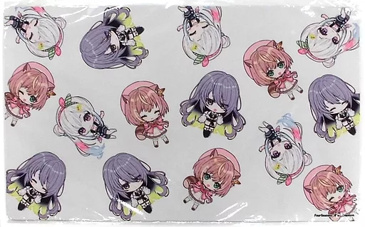 【バーチャルYouTuber】インドネシア1期生集合プレイマット(nennen) 2021.5/FourSeasons