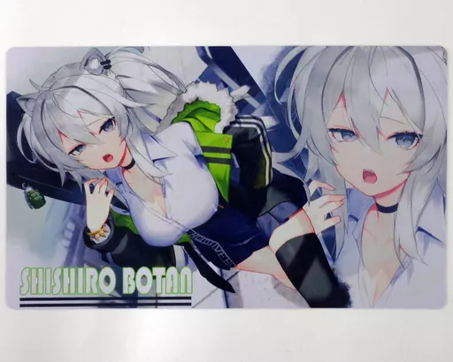 獅白ぼたん プレイマット（狭間） Amazon.co.jp: ホロライブ 獅白ぼたん プレイマット デスクマット