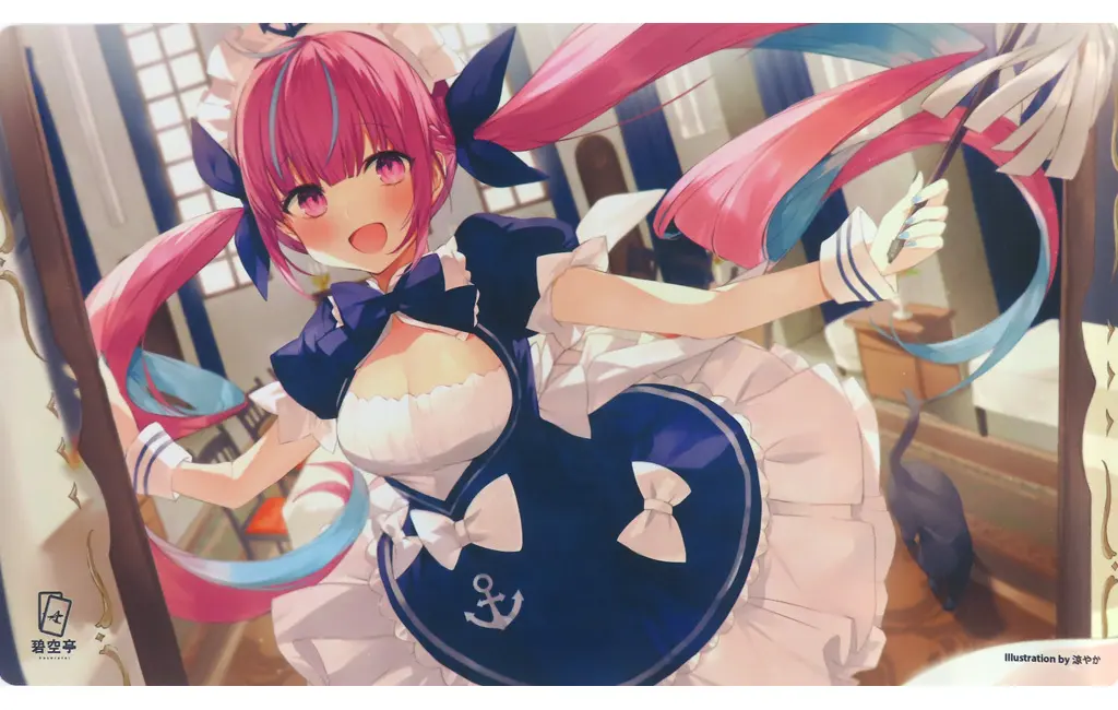 【ホロライブ】プレイマット 湊あくあ(鈴やか) C99/碧空亭