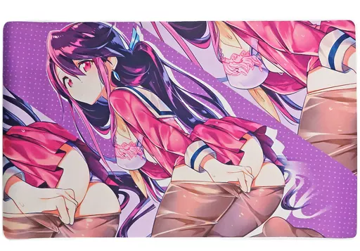【遊戯王】プレイマット 雨濡れルリ(にじゅ) C99/ミッドナイトブルー