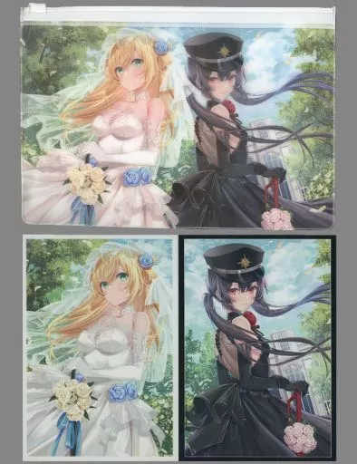 【遊戯王】ポーチ付きセット ウエディング閃刀姫セット(由夜) C99/ミッドナイトブルー