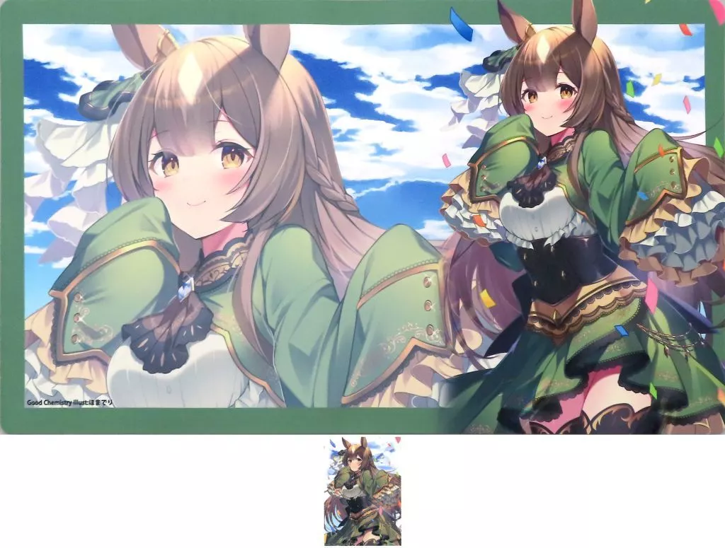 【ウマ娘 プリティーダービー】カードスリーブ+プレイマットセット サトノダイヤモンド(ほまでり) こみっくトレジャー★38/グッドケミストリ