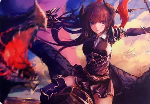 【グランブルーファンタジー】プレイマット ダークドラグーン・フォルテ(りーん) C91/タートルマウント