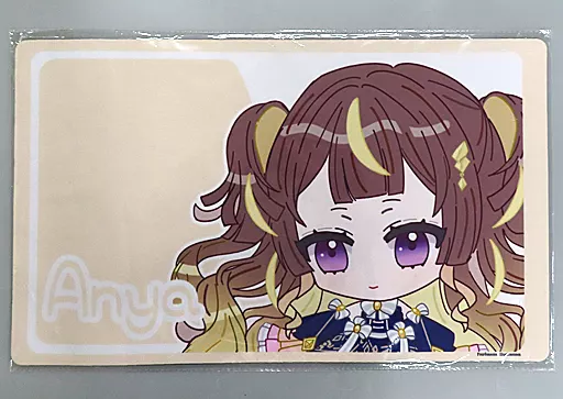 【バーチャルYouTuber】あーにゃICカード風プレイマット アーニャ・メルフィッサ(nennen) サンシャインクリエイション2022 Spring/FourSeasons