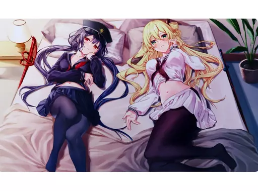 【遊戯王】プレイマット セーラー服閃刀姫(由夜) エアサンクリ2022冬/ミッドナイトブルー