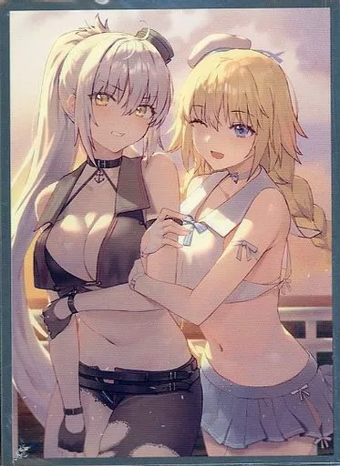 【Fate】スリーブ ミステリートレジャー ジャンヌ・ダルク＆ジャンヌ・オルタ(SEON) エア夏コミ/白詰草