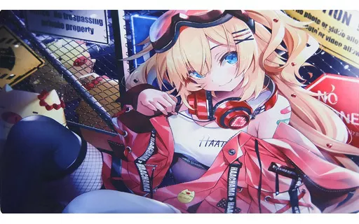 【バーチャルYoutuber】プレイマット 赤井はあと(まきなん) C100/電撃亭