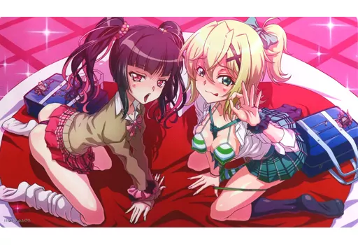 【戦姫絶唱シンフォギア】プレイマット 暁切歌＆月読調(しゅんぞう) C100/クラスター