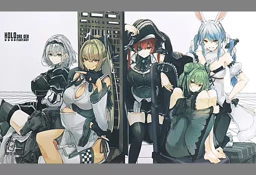 【ホロライブ】プレイマット 3期生(詰め木) エアサンクリ2021 Winter/碧空亭