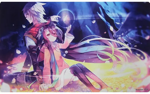 ノーゲーム・ノーライフ　シュヴィ・ドーラ　ぐらむすけいる　ラバーマット ノーゲーム・ノーライフ シュヴィ・ドーラ ぐらむすけいる ラバー