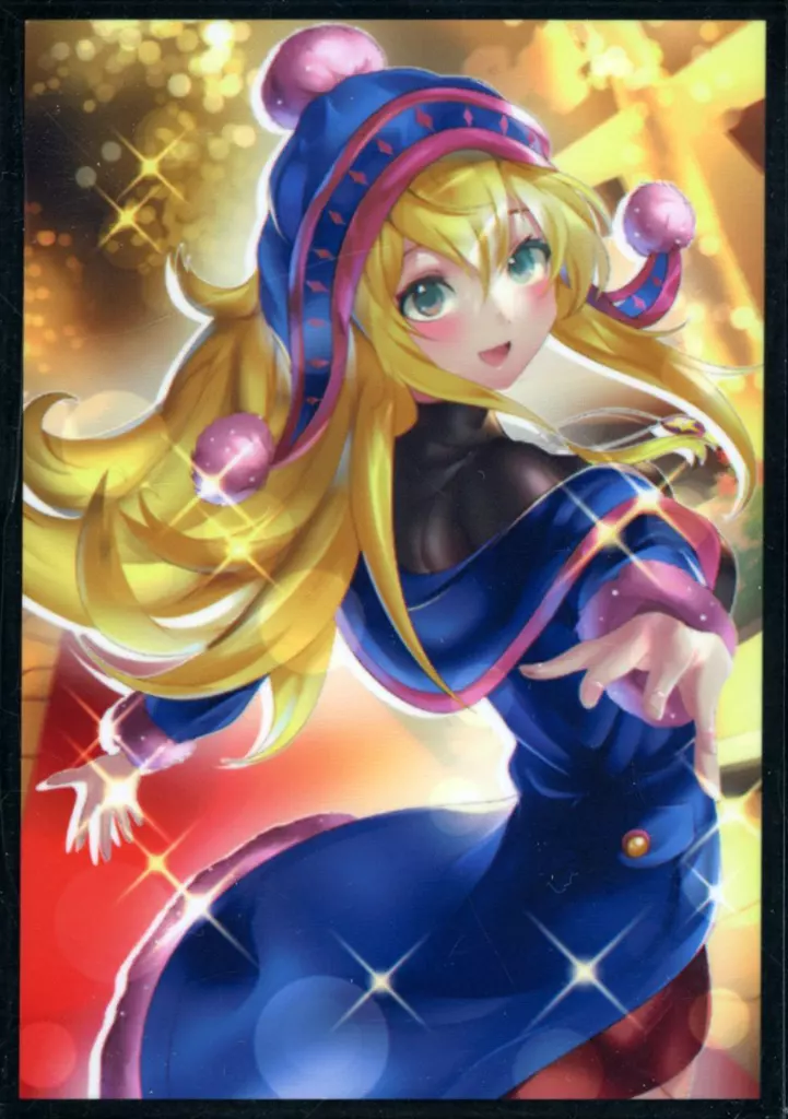 【遊戯王】スリーブ ブラック・マジシャン・ガール(ピンコ) C99/混沌の女神様