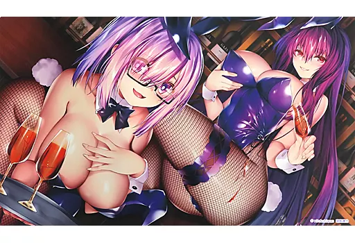 【Fate】ラバープレイマット 後輩と師匠 マシュ・キリエライト&スカサハ(Xin&Obiwan) C95/萌姫連合