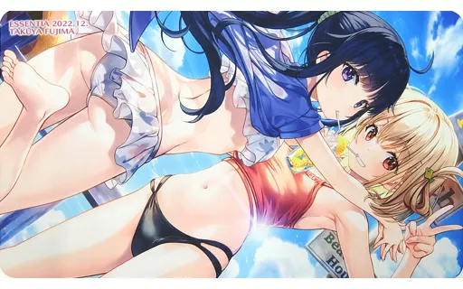 【リコリス・リコイル】プレイマット 水着ちさたき 錦木千束&井ノ上たきな(藤真拓哉) C101/ESSENTIA