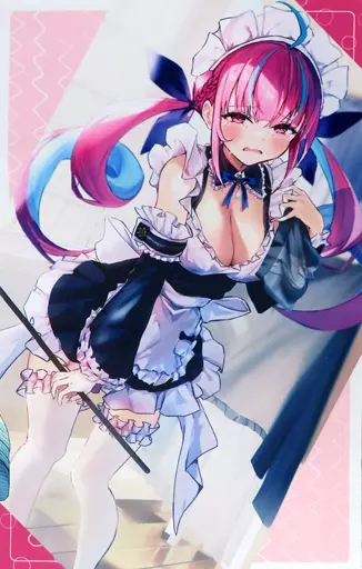 【ホロライブ】プレイマット 泣き顔あくあ(麦うさぎ) C101/ミッドナイトブルー