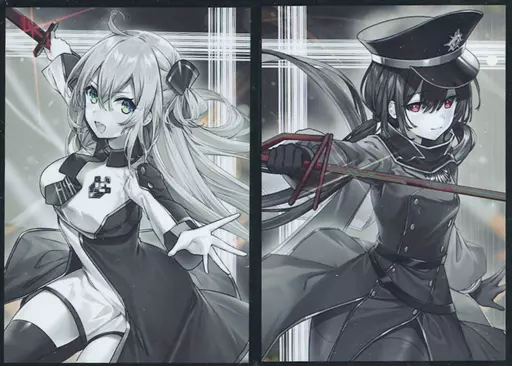 【遊戯王】スリーブセット モノクロ閃刀姫(由夜) COMIC1☆17/ミッドナイトブルー
