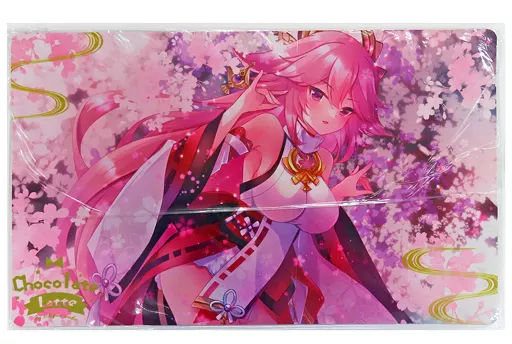【原神】プレイマット 八重神子(一葉モカ) C101/ショコラテ